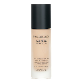 Bare Escentuals BAREPRO 24HR WEAR Skin Perfecting Matte Liquid Foundation Mineral SPF 20 - # Fair 10 Neutral